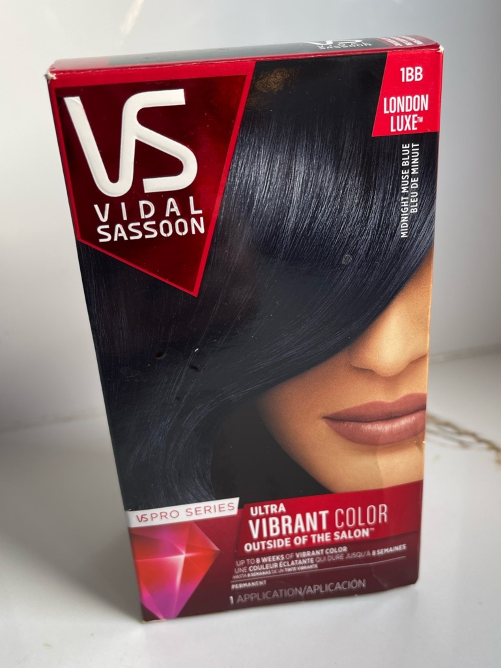 Vidal Sasoon Hair Dye - London Luxe 1BB (Midnight Muse Blue Black)